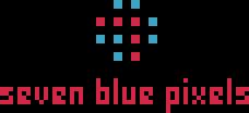 Seven Blue Pixels