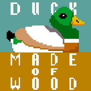 Duck Made Of Wood